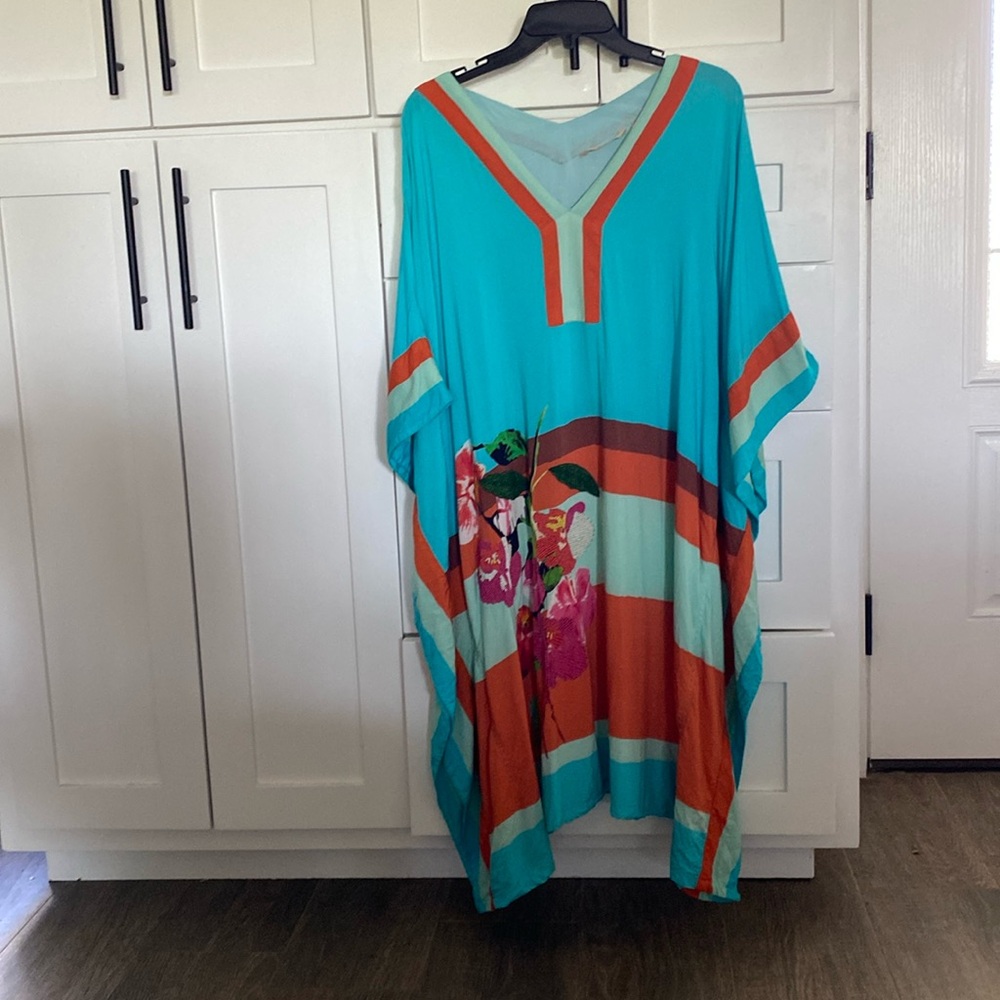 Soft Surroundings Caftan Swimsuit Coverup 
S/M